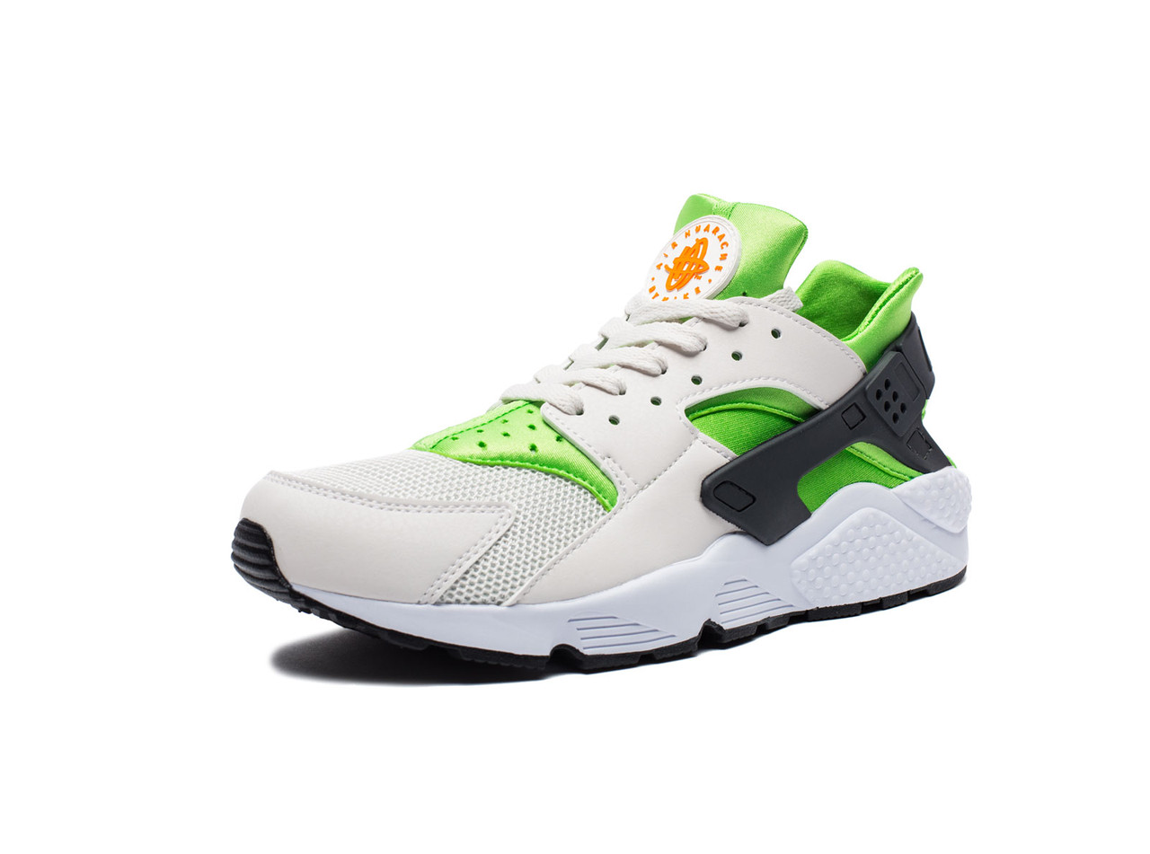 white green orange huaraches